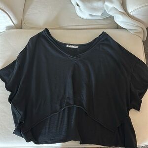 Free people cropped tee